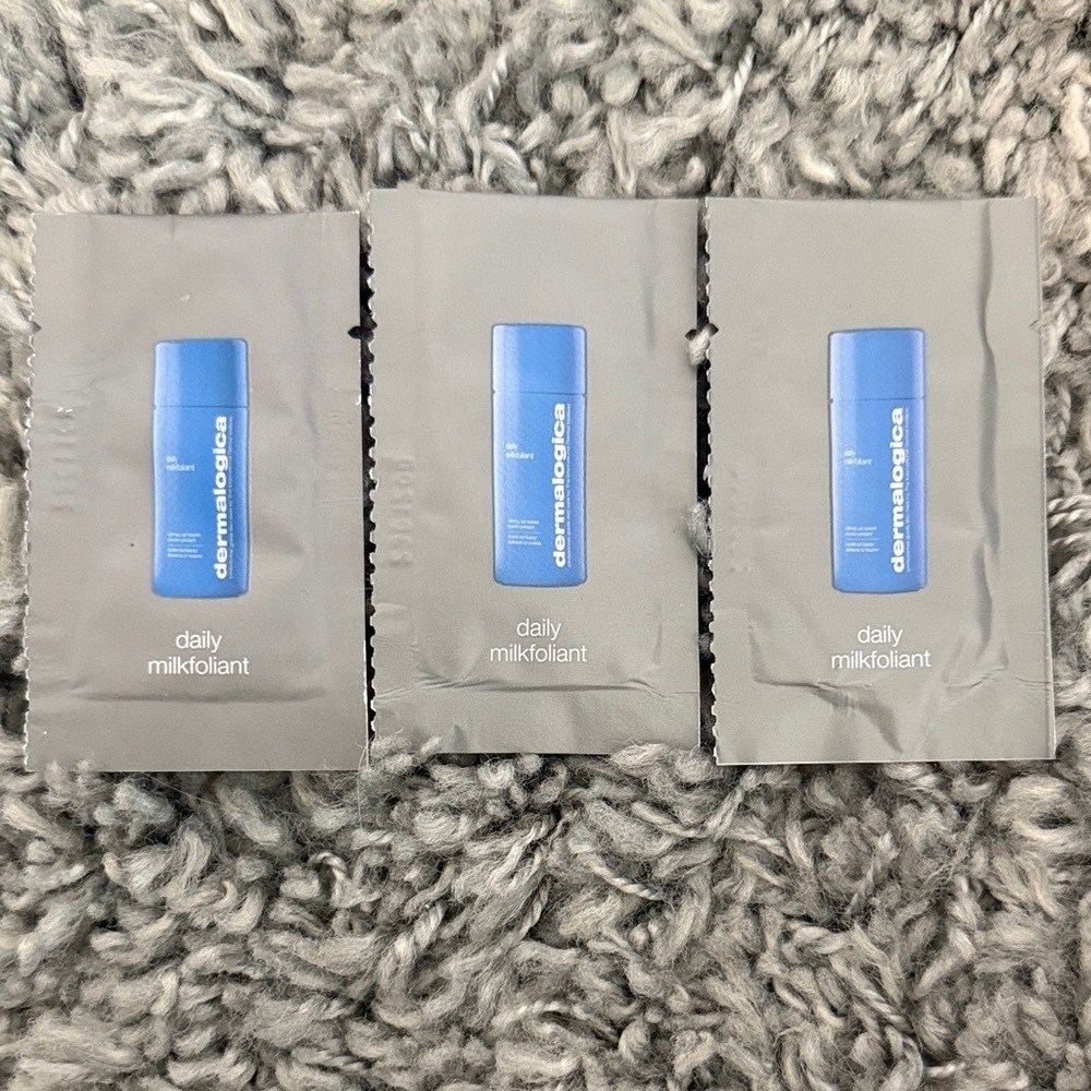 NWT Dermalogica Daily Milkfoliant Sample 3 Pack